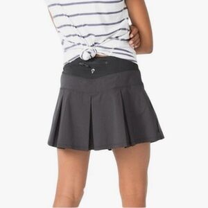 Ivivva by Lululemon Fast Drill Pleated Skirt in Black 14 Girls